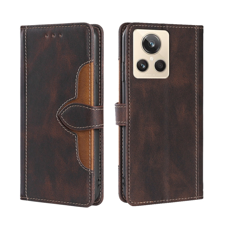 Skin Feel Magnetic Buckle Leather Phone Case, For Motorola Moto G32 4G, For Realme GT2 Explorer Master, For vivo iQOO Z6 44W/T1 Snapdragon 680, For vivo Y77 5G Global