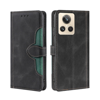 Skin Feel Magnetic Buckle Leather Phone Case, For Motorola Moto G32 4G, For Realme GT2 Explorer Master, For vivo iQOO Z6 44W/T1 Snapdragon 680, For vivo Y77 5G Global