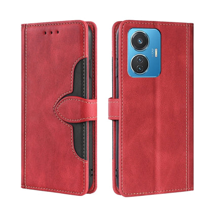 Skin Feel Magnetic Buckle Leather Phone Case, For Motorola Moto G32 4G, For Realme GT2 Explorer Master, For vivo iQOO Z6 44W/T1 Snapdragon 680, For vivo Y77 5G Global