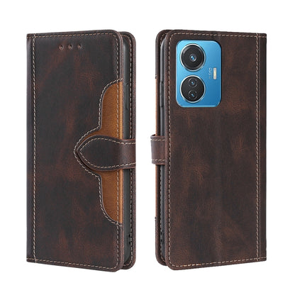 Skin Feel Magnetic Buckle Leather Phone Case, For Motorola Moto G32 4G, For Realme GT2 Explorer Master, For vivo iQOO Z6 44W/T1 Snapdragon 680, For vivo Y77 5G Global