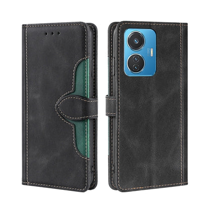 Skin Feel Magnetic Buckle Leather Phone Case, For Motorola Moto G32 4G, For Realme GT2 Explorer Master, For vivo iQOO Z6 44W/T1 Snapdragon 680, For vivo Y77 5G Global