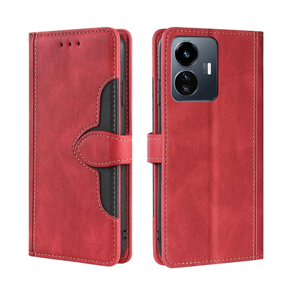Skin Feel Magnetic Buckle Leather Phone Case, For Motorola Moto G32 4G, For Realme GT2 Explorer Master, For vivo iQOO Z6 44W/T1 Snapdragon 680, For vivo Y77 5G Global