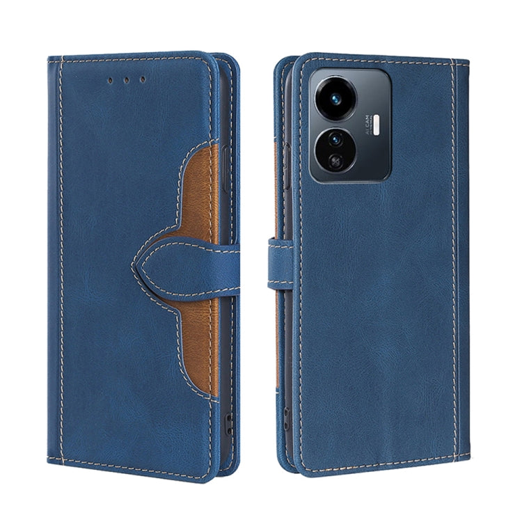 Skin Feel Magnetic Buckle Leather Phone Case, For Motorola Moto G32 4G, For Realme GT2 Explorer Master, For vivo iQOO Z6 44W/T1 Snapdragon 680, For vivo Y77 5G Global
