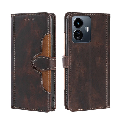Skin Feel Magnetic Buckle Leather Phone Case, For Motorola Moto G32 4G, For Realme GT2 Explorer Master, For vivo iQOO Z6 44W/T1 Snapdragon 680, For vivo Y77 5G Global