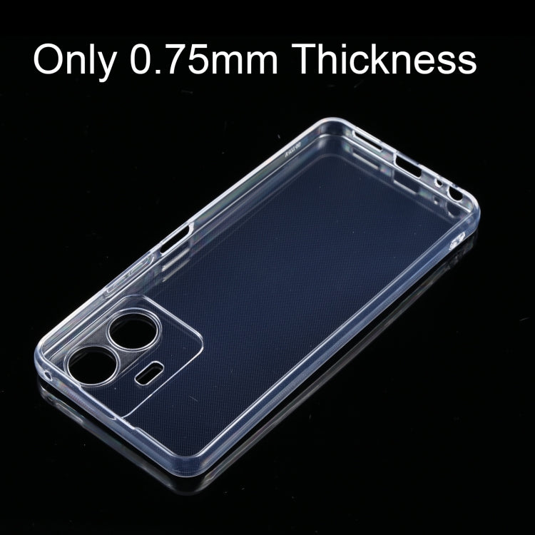 0.75mm Ultra-thin Transparent TPU Phone Case, For vivo Y77, For ASUS ROG Phone 6, For Huawei nova Y90, For Itel Vision 1 Pro / S16, For Infinix Note 12 VIP, For Tecno Pouvoir 4