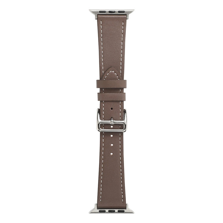 Single Lap Microfiber Leather Watch Band For Apple Watch Series, 7 45mm / 6&SE&5&4 44mm / 3&2&1 42mm, 7 41mm / 6&SE&5&4 40mm / 3&2&1 38mm
