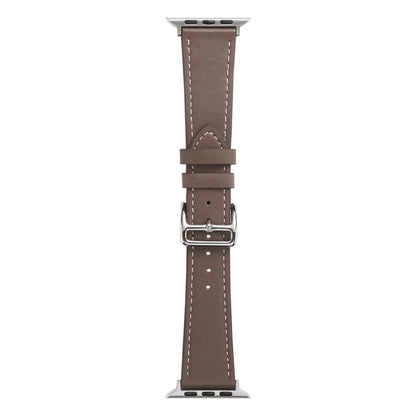 Single Lap Microfiber Leather Watch Band For Apple Watch Series, 7 45mm / 6&SE&5&4 44mm / 3&2&1 42mm, 7 41mm / 6&SE&5&4 40mm / 3&2&1 38mm
