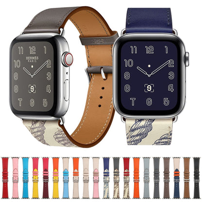 Single Lap Microfiber Leather Watch Band For Apple Watch Series, 7 45mm / 6&SE&5&4 44mm / 3&2&1 42mm, 7 41mm / 6&SE&5&4 40mm / 3&2&1 38mm