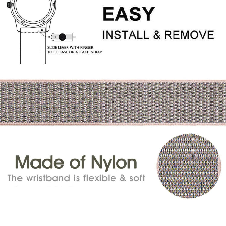 Nylon Loop Watch Band, For Amazfit T-Rex / T-Rex Pro / Ares