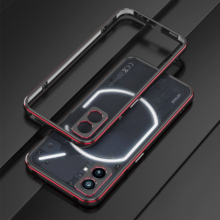 Aurora Series Lens Protector + Metal Frame Protective Phone Case, For Nothing Phone 1