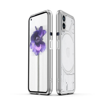 Aurora Series Lens Protector + Metal Frame Protective Phone Case, For Nothing Phone 1