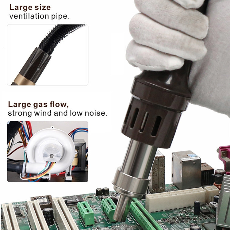 BAKU BA-9852 Digital ESD Hot Air Gun Soldering Station Welding Solder Iron