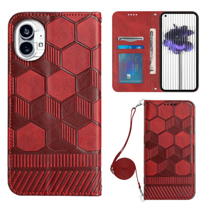 Crossbody Football Texture Magnetic PU Phone Case, For Nothing Phone 1, For Xiaomi Redmi 10A, For Xiaomi Redmi 10C/Redmi 10 India, For Xiaomi Redmi Note 11 Global/Note 11S 4G, For Xiaomi Redmi Note 11 Pro/Redmi Note 11 Pro 5G/Redmi Note 11 Pro+ India  ...