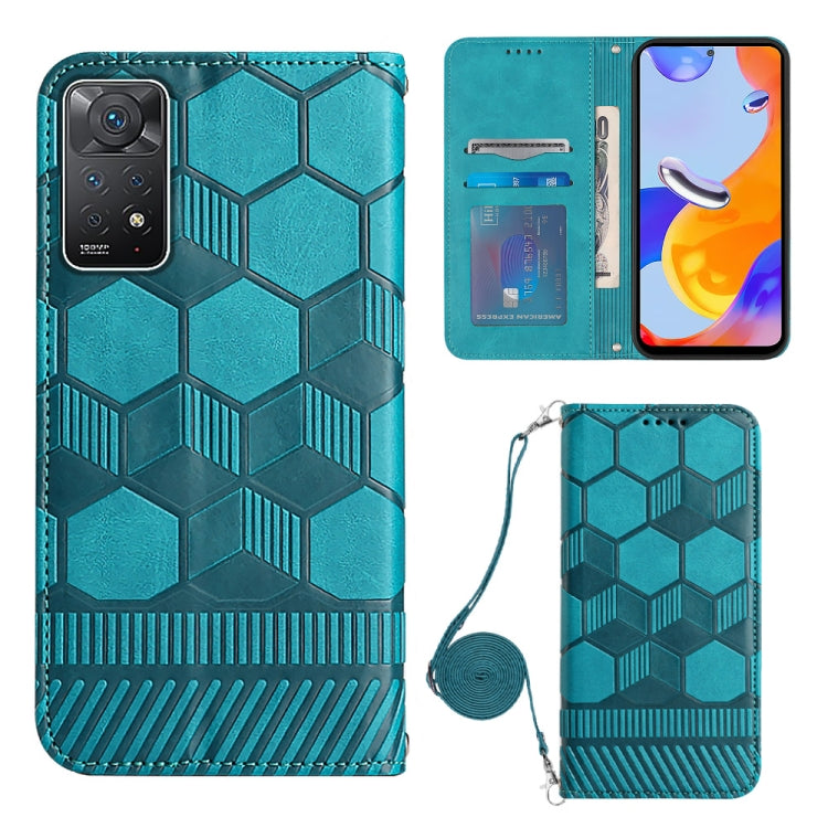 Crossbody Football Texture Magnetic PU Phone Case, For Nothing Phone 1, For Xiaomi Redmi 10A, For Xiaomi Redmi 10C/Redmi 10 India, For Xiaomi Redmi Note 11 Global/Note 11S 4G, For Xiaomi Redmi Note 11 Pro/Redmi Note 11 Pro 5G/Redmi Note 11 Pro+ India  ...