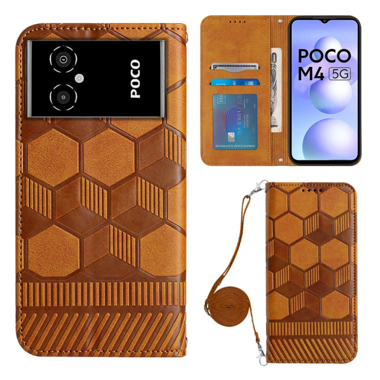 Crossbody Football Texture Magnetic PU Phone Case, For Nothing Phone 1, For Xiaomi Redmi 10A, For Xiaomi Redmi 10C/Redmi 10 India, For Xiaomi Redmi Note 11 Global/Note 11S 4G, For Xiaomi Redmi Note 11 Pro/Redmi Note 11 Pro 5G/Redmi Note 11 Pro+ India  ...