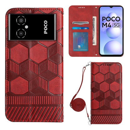 Crossbody Football Texture Magnetic PU Phone Case, For Nothing Phone 1, For Xiaomi Redmi 10A, For Xiaomi Redmi 10C/Redmi 10 India, For Xiaomi Redmi Note 11 Global/Note 11S 4G, For Xiaomi Redmi Note 11 Pro/Redmi Note 11 Pro 5G/Redmi Note 11 Pro+ India  ...