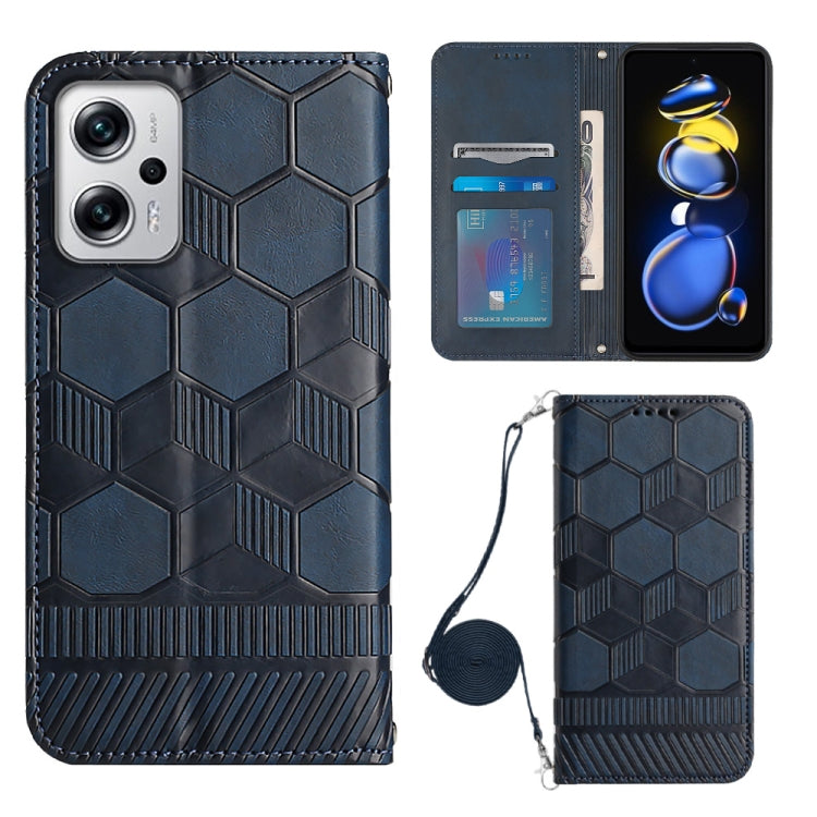 Crossbody Football Texture Magnetic PU Phone Case, For Nothing Phone 1, For Xiaomi Redmi 10A, For Xiaomi Redmi 10C/Redmi 10 India, For Xiaomi Redmi Note 11 Global/Note 11S 4G, For Xiaomi Redmi Note 11 Pro/Redmi Note 11 Pro 5G/Redmi Note 11 Pro+ India  ...