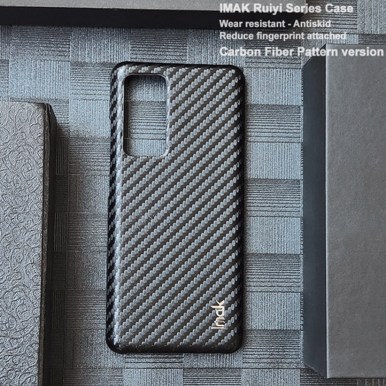 IMAK Ruiyi Series Carbon Brazing TPU Phone Case, For Xiaomi 12S Ultra 5G, For Xiaomi 12 Pro Glass Version/12S Pro Glass Version, For Xiaomi 12 Glass Version/12X/12S Glass Version, For Google Pixel 6a