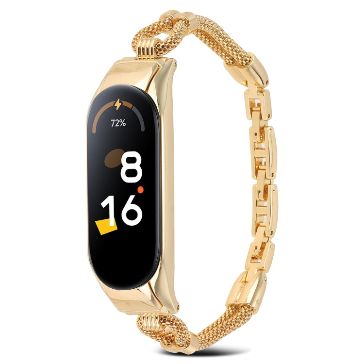 Copper Chain Metal Watch Band Unibody Case, For Xiaomi Mi Band 7 / 6 / 5 / 4 / 3