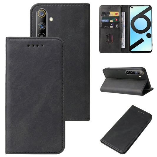 Magnetic Closure Leather Phone Case, For Realme 6i India, For Realme C11 2021, For Realme GT 5G / GT Neo2T / Q3 Pro 5G, For Realme GT2 Pro, For Realme Q2, For Realme Q3 5G, For Realme Q3i 5G, For Realme Q3t, For Realme X3 SuperZoom, For Realme X7 / Q2 ...