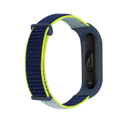Nylon Two-Section Loop Watch Band, For Xiaomi Mi Band 7, For Xiaomi Mi Band 6, For Xiaomi Mi Band 5