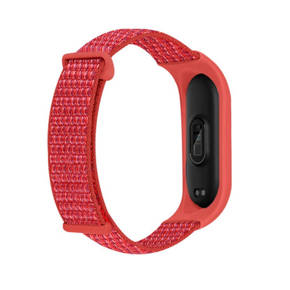 Nylon Two-Section Loop Watch Band, For Xiaomi Mi Band 7, For Xiaomi Mi Band 6, For Xiaomi Mi Band 5