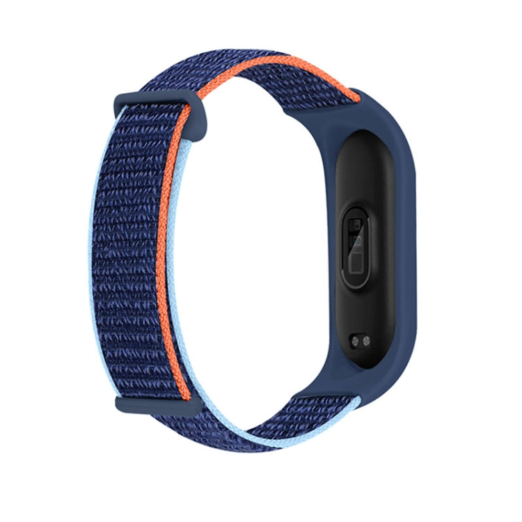 Nylon Two-Section Loop Watch Band, For Xiaomi Mi Band 7, For Xiaomi Mi Band 6, For Xiaomi Mi Band 5