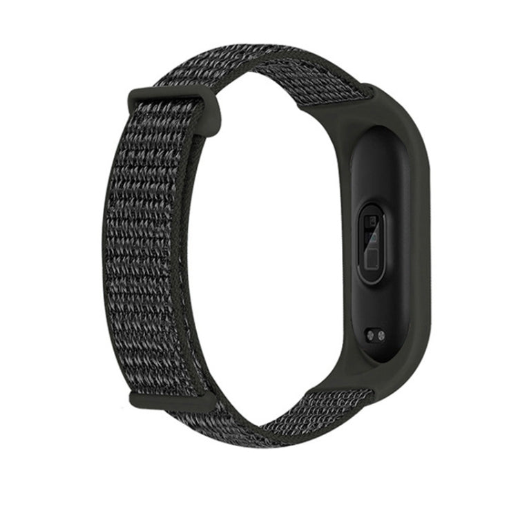 Nylon Two-Section Loop Watch Band, For Xiaomi Mi Band 7, For Xiaomi Mi Band 6, For Xiaomi Mi Band 5
