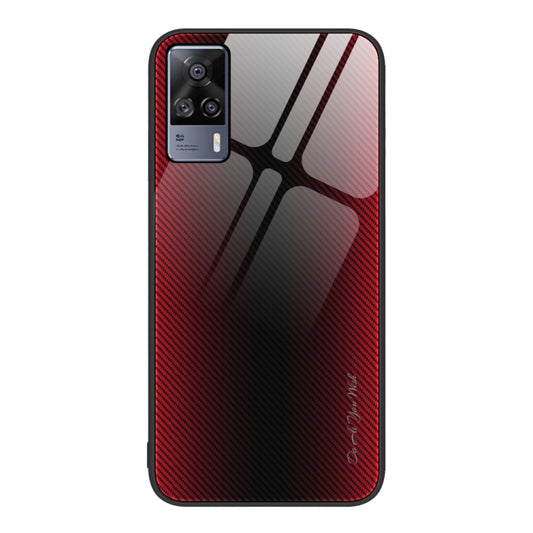 Texture Gradient Glass TPU Phone Case, For vivo S9, For vivo S9e, For vivo S10, For vivo V21, For vivo V15, For Realme 7, For OnePlus Nord 2 5G, For OnePlus Nord N10 5G, For OnePlus Nord N100, For OnePlus 10 Pro