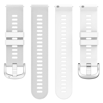22mm Cross Textured Silicone Watch Band, For Garmin Forerunner255
