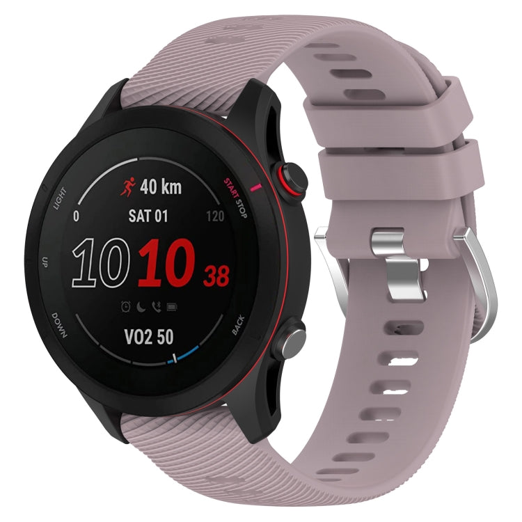 22mm Cross Textured Silicone Watch Band, For Garmin Forerunner255
