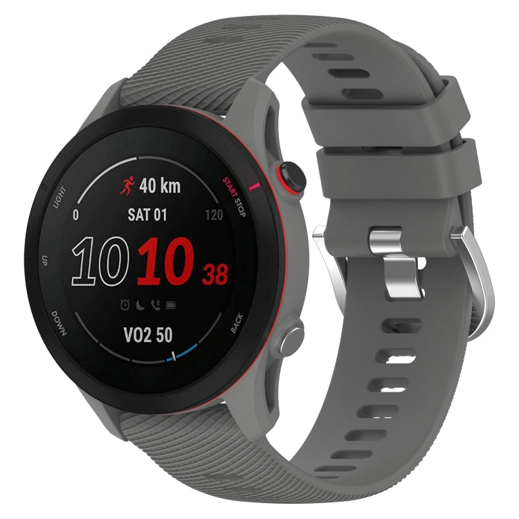 22mm Cross Textured Silicone Watch Band, For Garmin Forerunner255