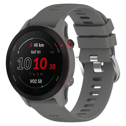 22mm Cross Textured Silicone Watch Band, For Garmin Forerunner255