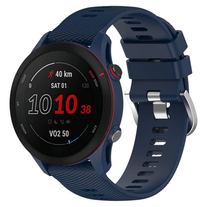 22mm Cross Textured Silicone Watch Band, For Garmin Forerunner255