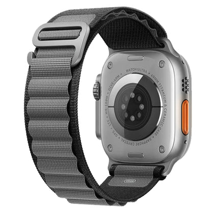 Nylon Watch Band, For Apple Watch Series 8&7 45mm / SE 2&6&SE&5&4 44mm / 3&2&1 42mm, For Apple Watch tra Series 8&7 45mm / SE 2&6&SE&5&4 44mm / 3&2&1 42mm