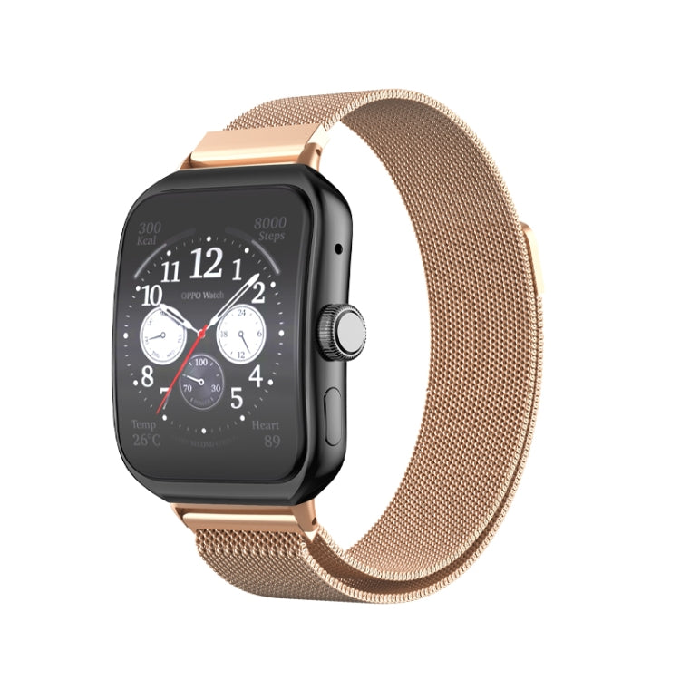 Milanese Stainless Steel Metal Watch Band, For OPPO Watch 3 Pro