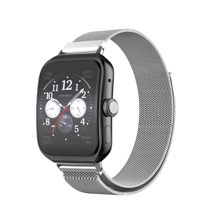 Milanese Stainless Steel Metal Watch Band, For OPPO Watch 3 Pro
