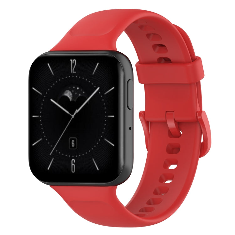 Solid Color Soft Silicone Watch Band, For OPPO Watch 3, For OPPO Watch 3 Pro