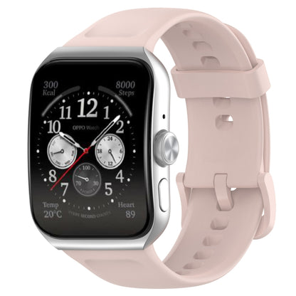Solid Color Soft Silicone Watch Band, For OPPO Watch 3, For OPPO Watch 3 Pro