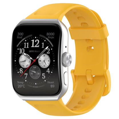 Solid Color Soft Silicone Watch Band, For OPPO Watch 3, For OPPO Watch 3 Pro