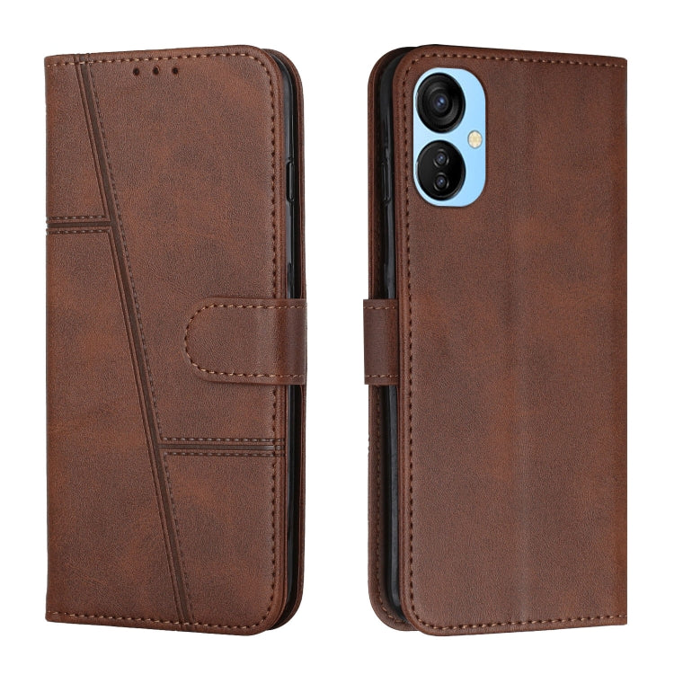 Stitching Calf Texture Buckle Leather Phone Case, For Tecno Camon 19 Neo, For Tecno Camon 19 Pro 5G, For Tecno Spark 9 Pro, For Infinix Note 12 5G / 12 Pro, For Tecno Spark 9T, For Infinix Note 12 VIP, For Infinix Note 12i, For Infinix Smart 6 Plus