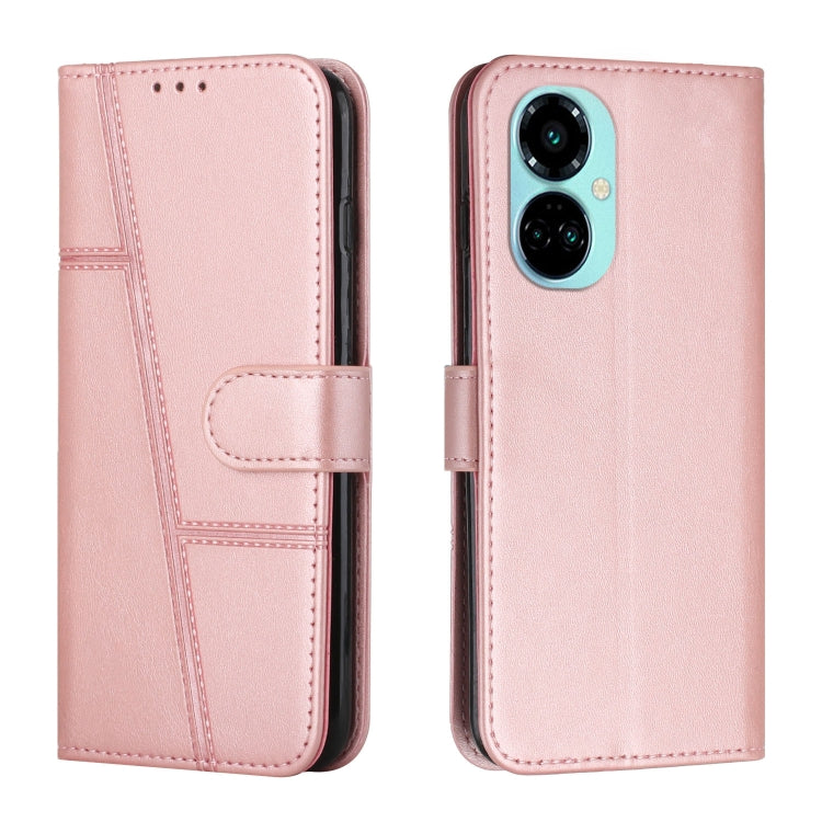 Stitching Calf Texture Buckle Leather Phone Case, For Tecno Camon 19 Neo, For Tecno Camon 19 Pro 5G, For Tecno Spark 9 Pro, For Infinix Note 12 5G / 12 Pro, For Tecno Spark 9T, For Infinix Note 12 VIP, For Infinix Note 12i, For Infinix Smart 6 Plus