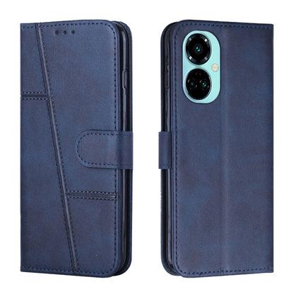 Stitching Calf Texture Buckle Leather Phone Case, For Tecno Camon 19 Neo, For Tecno Camon 19 Pro 5G, For Tecno Spark 9 Pro, For Infinix Note 12 5G / 12 Pro, For Tecno Spark 9T, For Infinix Note 12 VIP, For Infinix Note 12i, For Infinix Smart 6 Plus