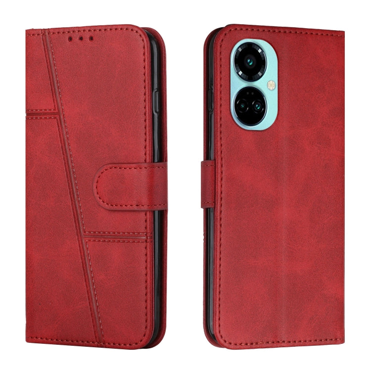 Stitching Calf Texture Buckle Leather Phone Case, For Tecno Camon 19 Neo, For Tecno Camon 19 Pro 5G, For Tecno Spark 9 Pro, For Infinix Note 12 5G / 12 Pro, For Tecno Spark 9T, For Infinix Note 12 VIP, For Infinix Note 12i, For Infinix Smart 6 Plus