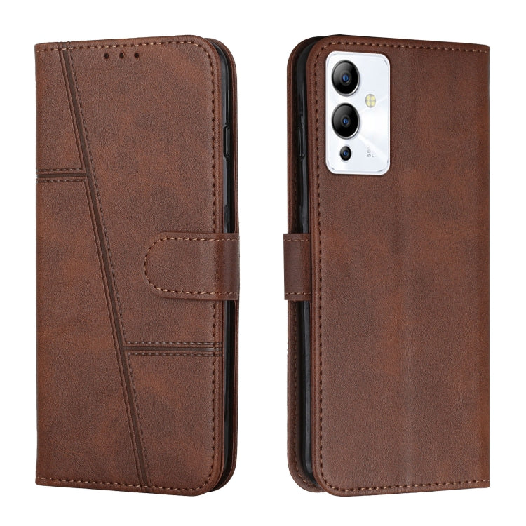 Stitching Calf Texture Buckle Leather Phone Case, For Tecno Camon 19 Neo, For Tecno Camon 19 Pro 5G, For Tecno Spark 9 Pro, For Infinix Note 12 5G / 12 Pro, For Tecno Spark 9T, For Infinix Note 12 VIP, For Infinix Note 12i, For Infinix Smart 6 Plus