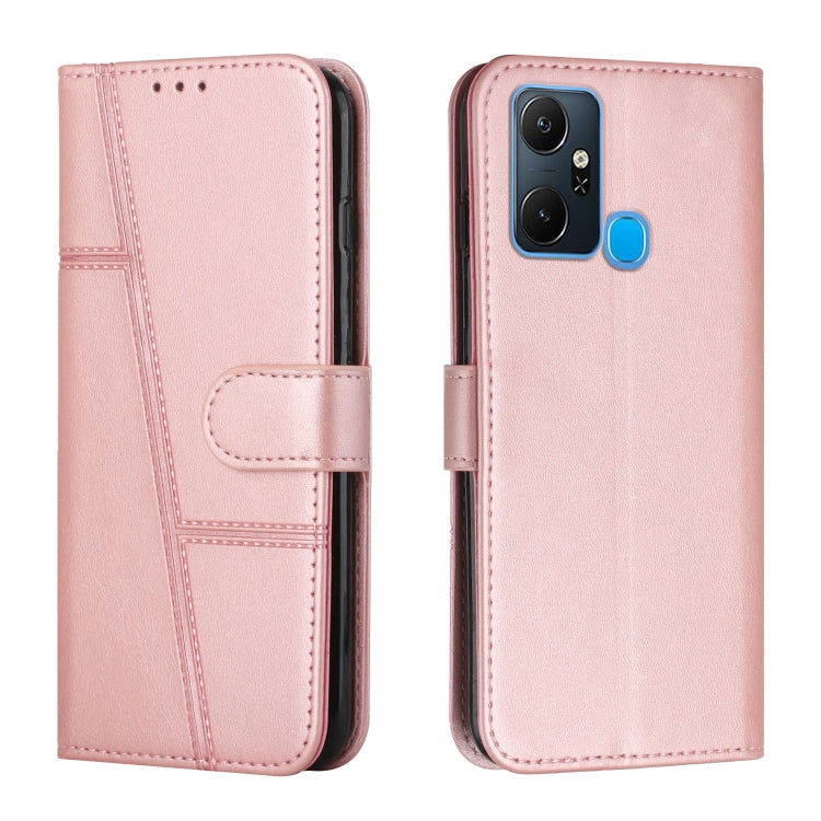 Stitching Calf Texture Buckle Leather Phone Case, For Tecno Camon 19 Neo, For Tecno Camon 19 Pro 5G, For Tecno Spark 9 Pro, For Infinix Note 12 5G / 12 Pro, For Tecno Spark 9T, For Infinix Note 12 VIP, For Infinix Note 12i, For Infinix Smart 6 Plus