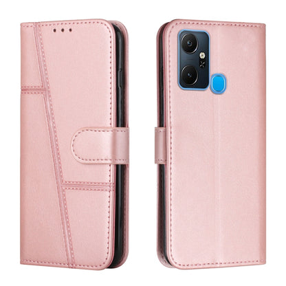 Stitching Calf Texture Buckle Leather Phone Case, For Tecno Camon 19 Neo, For Tecno Camon 19 Pro 5G, For Tecno Spark 9 Pro, For Infinix Note 12 5G / 12 Pro, For Tecno Spark 9T, For Infinix Note 12 VIP, For Infinix Note 12i, For Infinix Smart 6 Plus