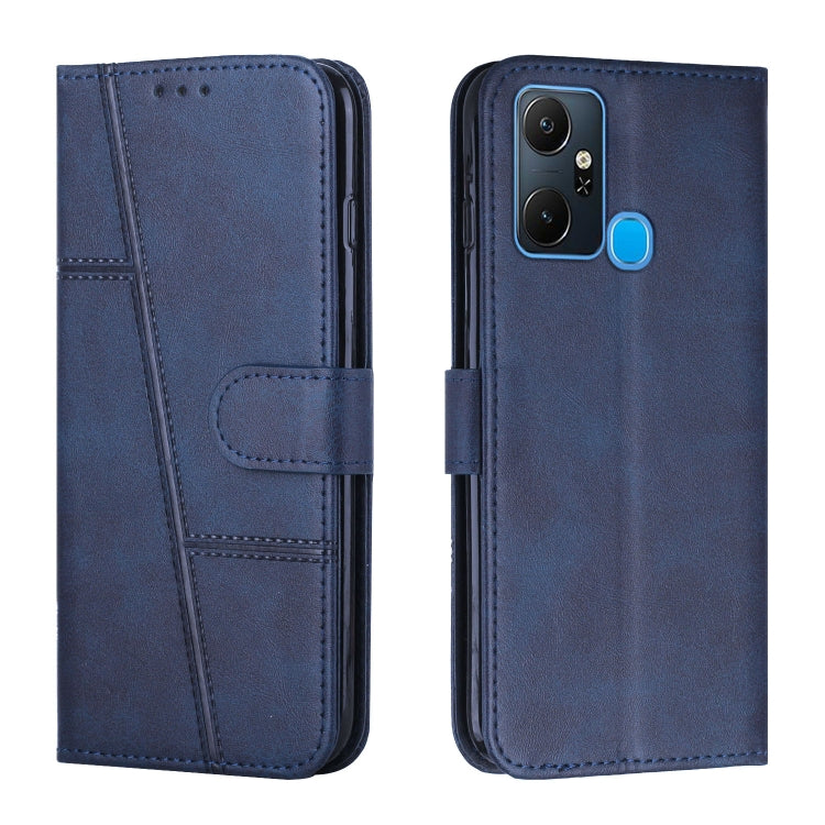 Stitching Calf Texture Buckle Leather Phone Case, For Tecno Camon 19 Neo, For Tecno Camon 19 Pro 5G, For Tecno Spark 9 Pro, For Infinix Note 12 5G / 12 Pro, For Tecno Spark 9T, For Infinix Note 12 VIP, For Infinix Note 12i, For Infinix Smart 6 Plus