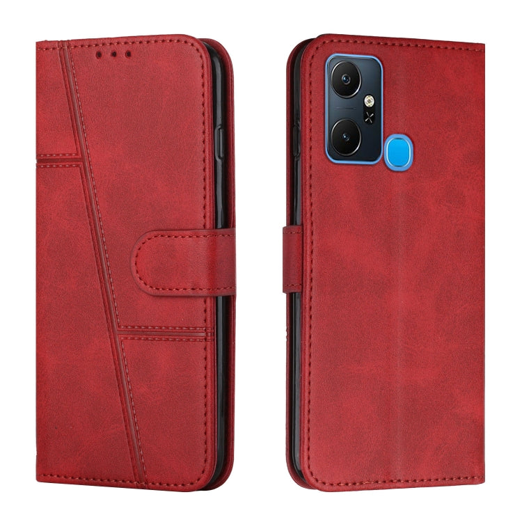 Stitching Calf Texture Buckle Leather Phone Case, For Tecno Camon 19 Neo, For Tecno Camon 19 Pro 5G, For Tecno Spark 9 Pro, For Infinix Note 12 5G / 12 Pro, For Tecno Spark 9T, For Infinix Note 12 VIP, For Infinix Note 12i, For Infinix Smart 6 Plus