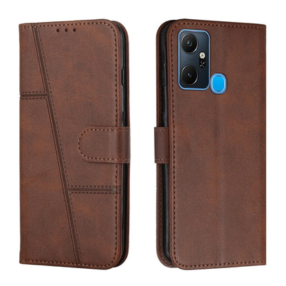 Stitching Calf Texture Buckle Leather Phone Case, For Tecno Camon 19 Neo, For Tecno Camon 19 Pro 5G, For Tecno Spark 9 Pro, For Infinix Note 12 5G / 12 Pro, For Tecno Spark 9T, For Infinix Note 12 VIP, For Infinix Note 12i, For Infinix Smart 6 Plus